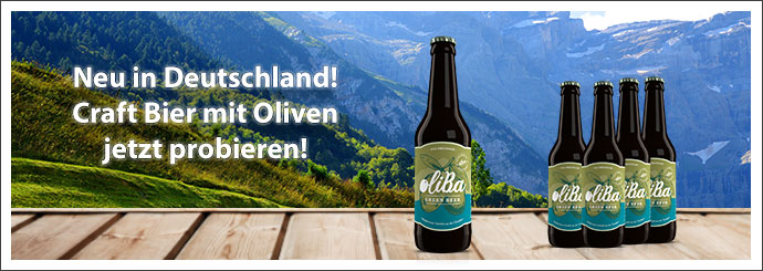 Oliba Green Beer - das Originale Craft Beer mit Oliven aus Spanien